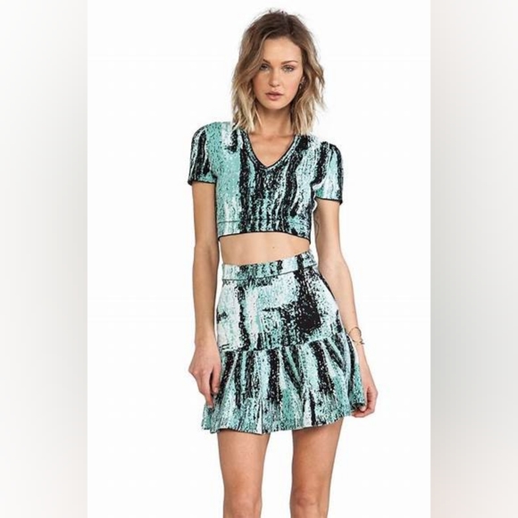 ๐ฅณHP๐ฅณ NWT, BCBGMaxAzria Abia Sweater in Aqua Combo - Picture 12 of 12